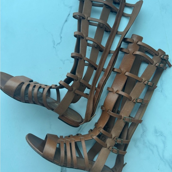 Tall Saint Laurent Gladiator sandals. Worn only a few times. - Picture 5 of 9